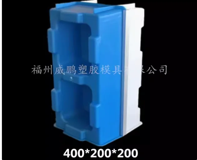 Interlocking Hollow Concrete Interlocking Block Mould, Durable Plastic House Wall Building ABS Moulds