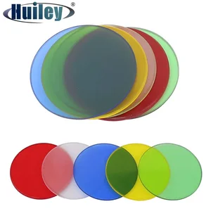 Filter Warna Mikroskop Hijau Biru Kuning Merah Kaca Buram Filter Mikroskop Biologis Putih Optik 32mm 35mm 42mm 45mm 12 filter merah penjualan terbaik - №