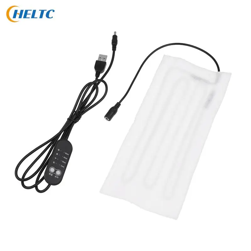 USB Heating Mat 5V Electric Heating Element Film Heater Pad  Warming Feet Heating Vest CoatCervical Pillow Switch Heating Sheet