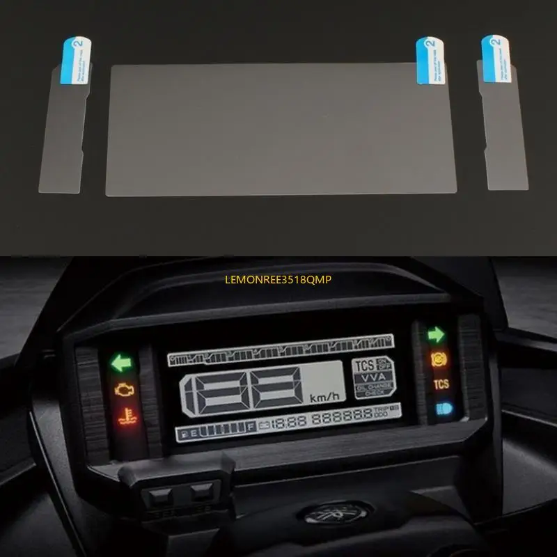 

M68B Motorcycle Instrument Panel Dashboard Protector Film Adheres Securely Without or Wrinkles Suitable for Force 2.0