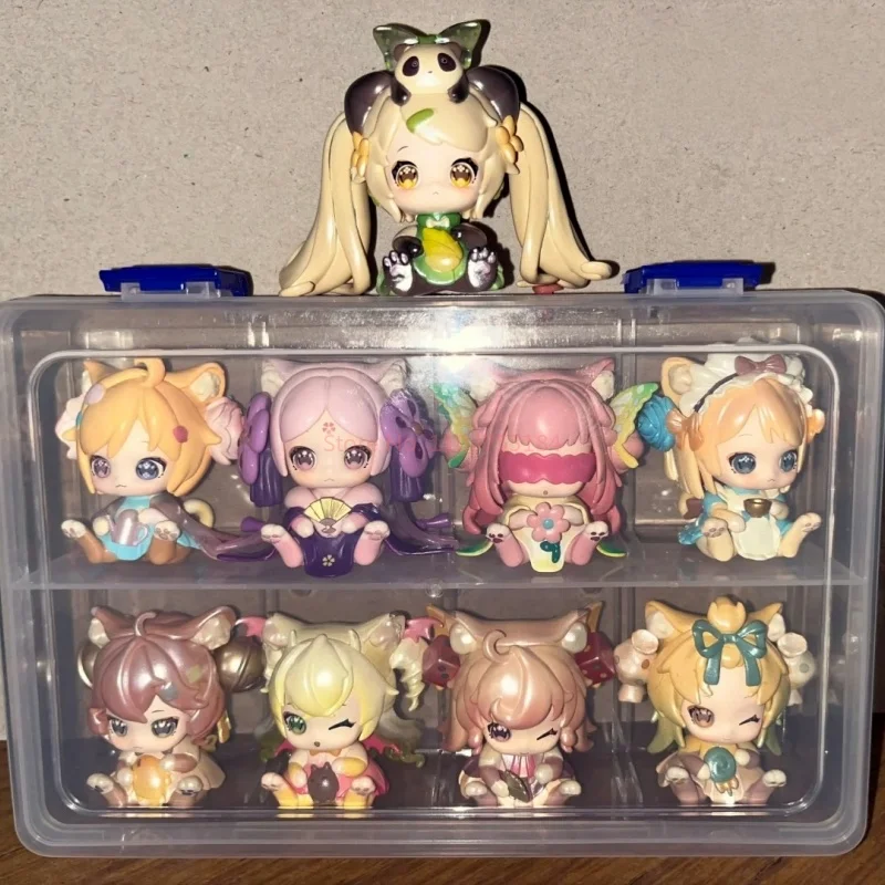 

Лидер продаж, оригинальный Moni, милый кот, котенок, офисная сюрприз, слепая коробка, настольный дисплей, украшение для рабочего стола, игрушка-сюрприз, подарок на день рождения