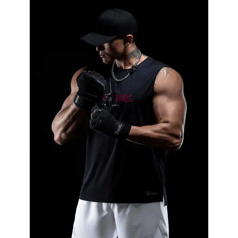 DROZENO Men's Quick-Drying Vest Moisture-Wicking Temperature-Variable Technology Printed Sports