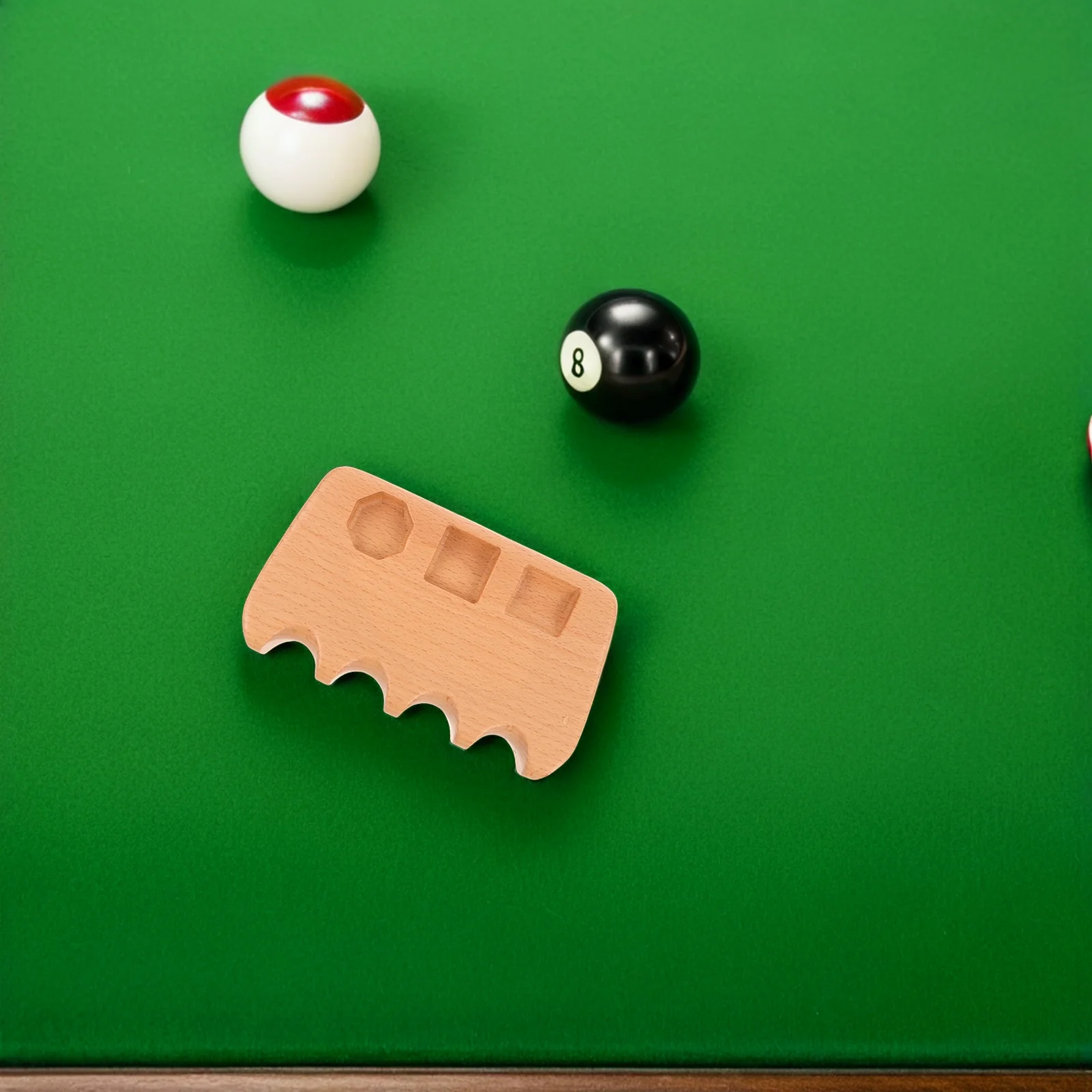 4-Cue Massivholz Pool Queue Rack Tragbare Gewichteten Klaue Halter Pool Stick Organizer Billardtisch Zubehör Queue halter