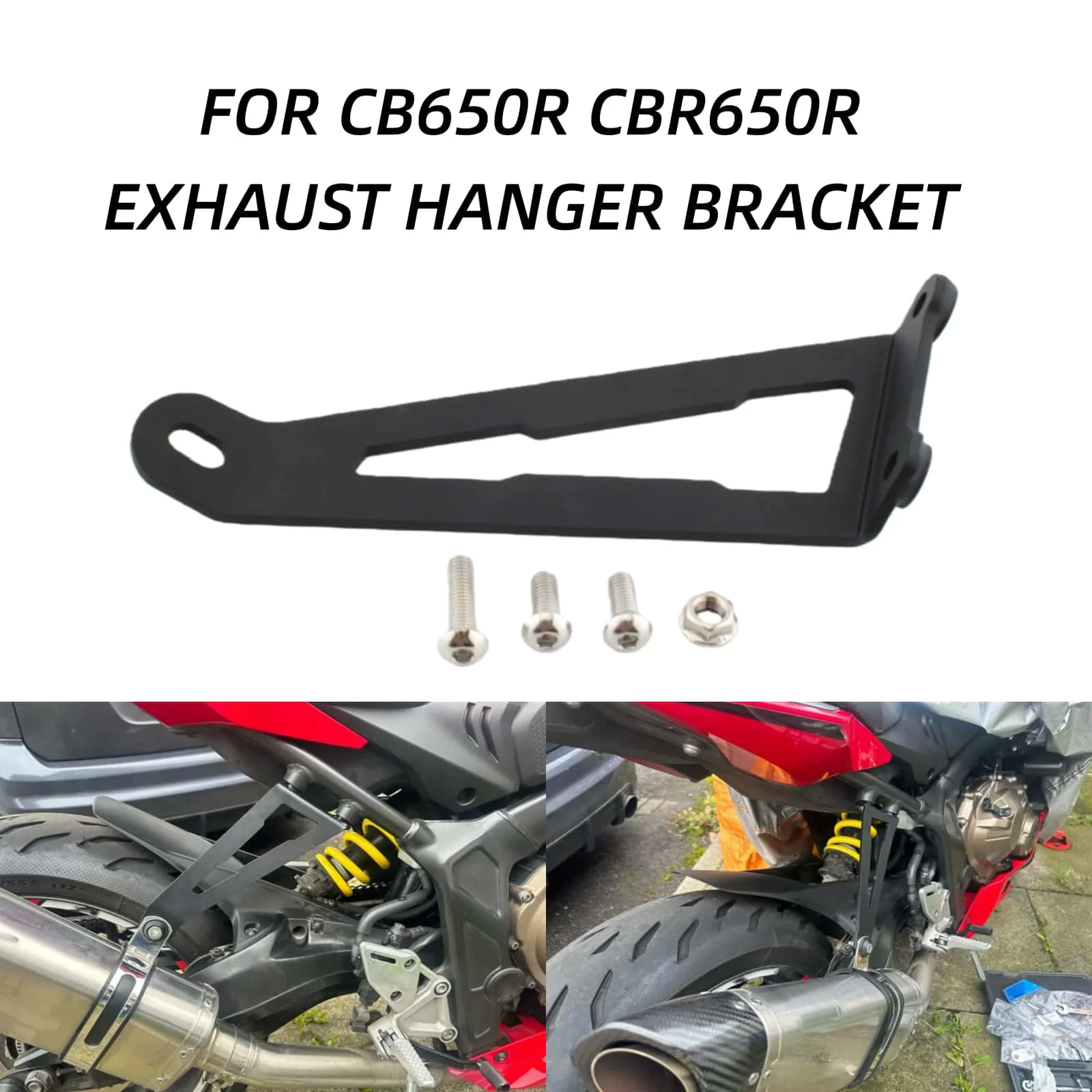 

Motorcycle Exhaust Pipe stainless steel bracket Bracket For Yamaha MT-09 MT09 MT-09SP FZ09 MT FZ 09 2021 2022 2023