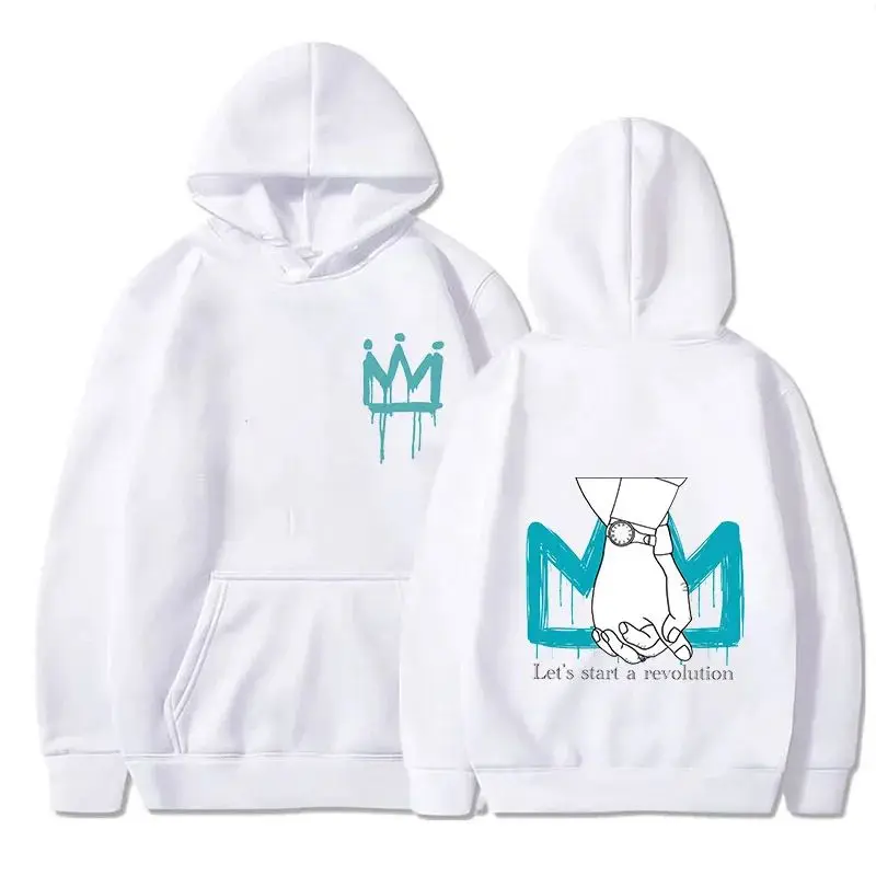 ملابس شارع ملكية شابة للنساء مع تيشيرت مستوحى من القلنسوة ، تيشيرت برسومات للجانبين ، تيشيرتات بأكمام قصيرة ، ملابس شارع علوية #2