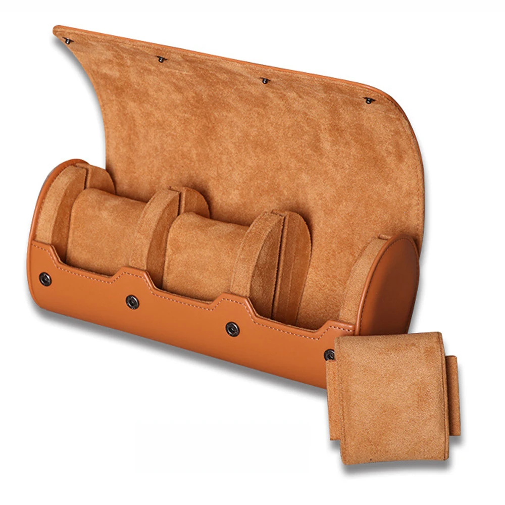 Premium Pu Leather Travel Watch Storage Pouch Case For Men And Women_voghion.com