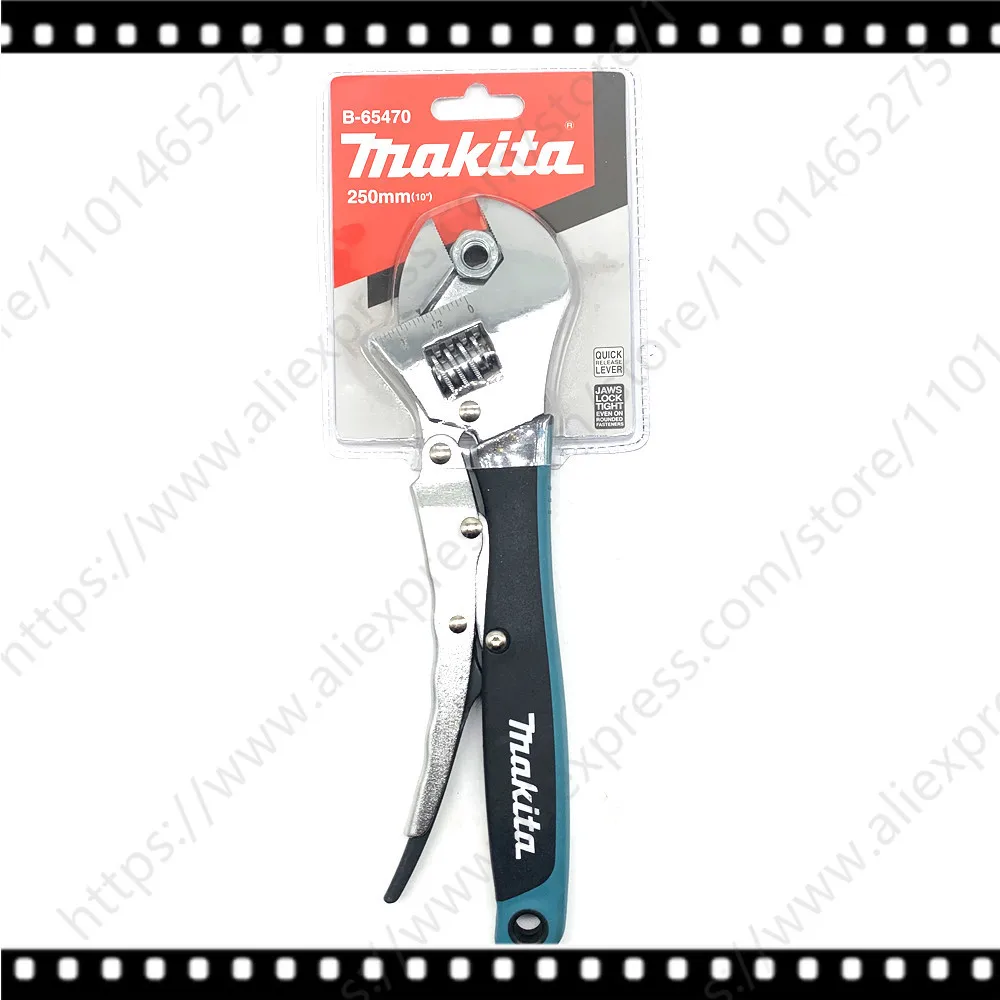 Makita B-65470 Adjustable Lockable Pipe Wrench 250mm 10“ B-65470C Quick Lever Multi-Function A Repaire Tools