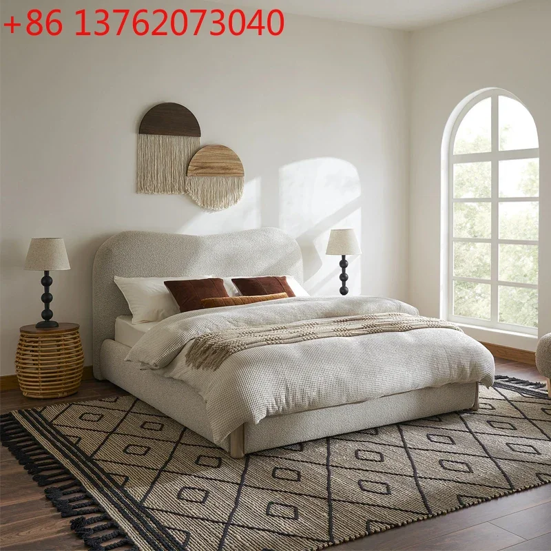 Cama Sofá de Diseño de Lujo, Moderna, con Función de Masaje, Estilo Loft, Ahorra Espacio, Cama Matrimonial Tipo Princesa, Muebles para el Hogar
