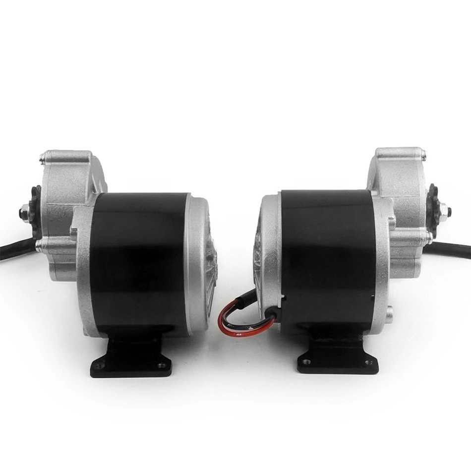 24V 36V 700W Electric Brush Geared DC Motor Dual Drive