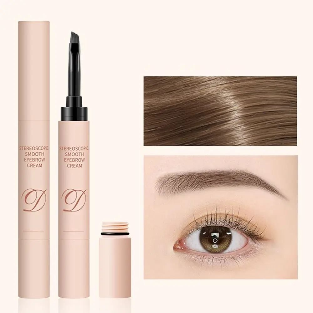 Crema para teñir cejas de larga duración, crema de Gel para cejas resistente al agua y al sudor, lápiz de cejas multifuncional a prueba de manchas para mujer