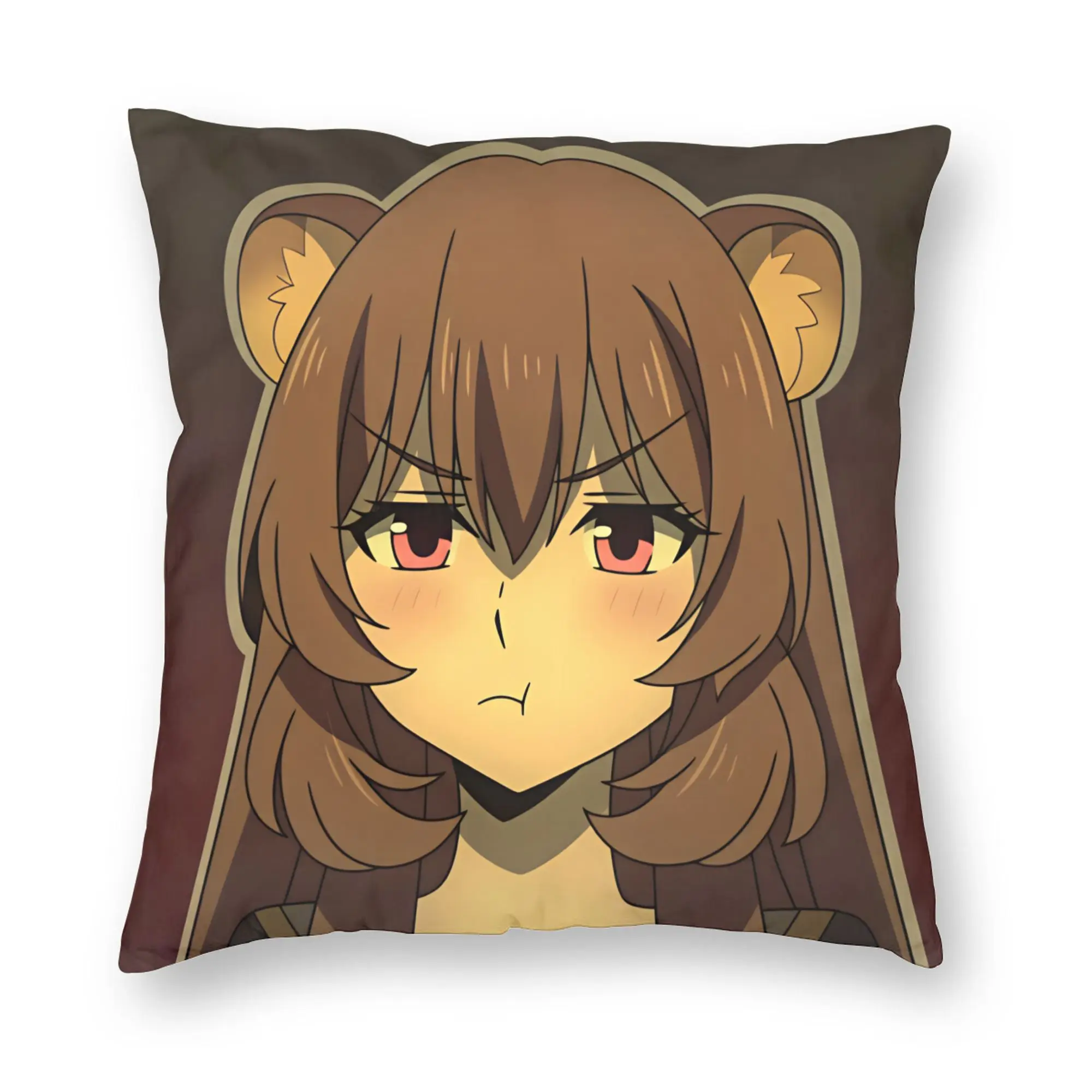 Raphtalia S-Shield Hero TRotSH Pillow Cover  Cute Funny Pillow Case For Living Room Bed Chair Design Pillowcases Gift Idea