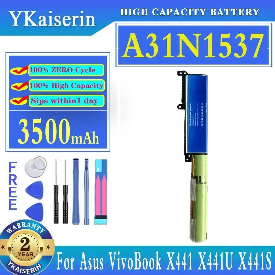 

Battery A31N1537 For Asus Vivobook X441 X441U X441S X441SA X441SC X441UA X441UV R414U F441U A441U A441UV R541UA A441N R414UV