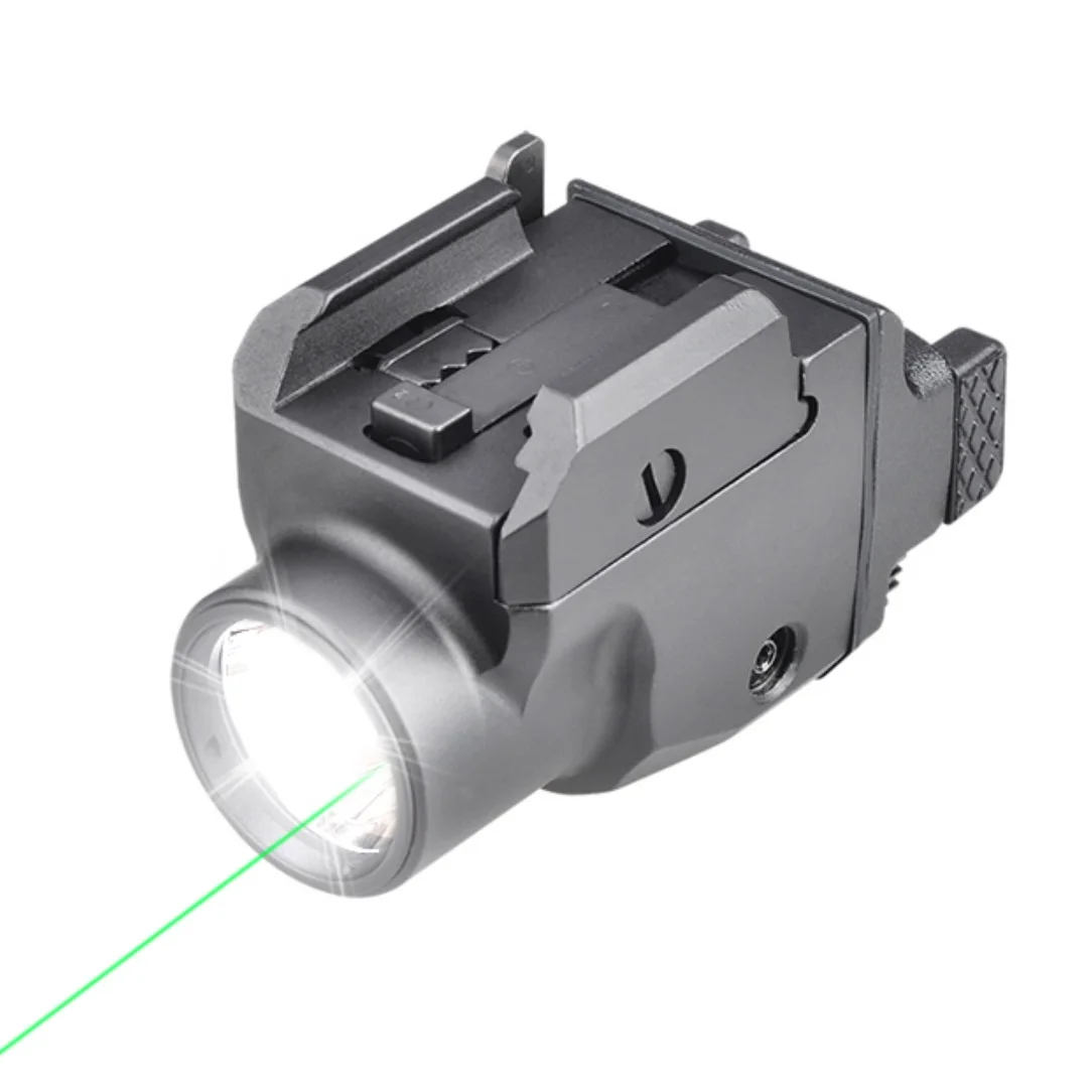 Imagem -02 - Poderosa Mini Lanterna Tática Led 1200lm com Laser Luz de Pistola Tática Ajuste para Padrão 2022 mm Richfire-sfd090