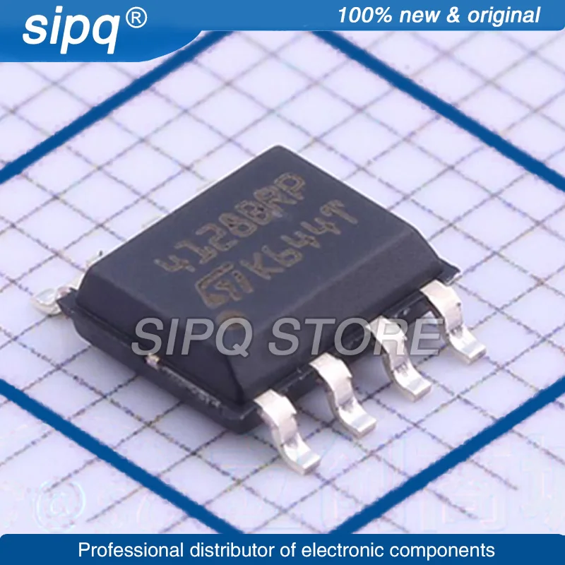 10PCS/LOT M24128-BRMN6TP M24128 128KBIT I2C SOIC-8 EEPROM Brand New and Original In Stock Authentic Product