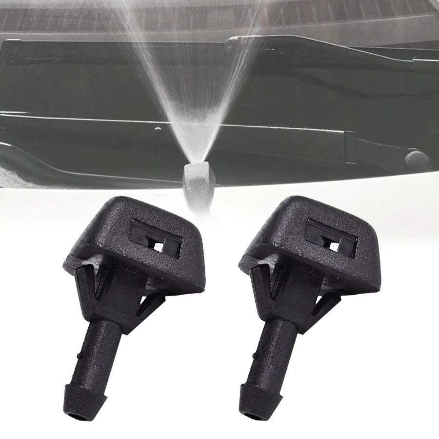 

2x Vehicle Fan Shaped Water Spray Car Windscreen Washer Parts Windshield Wiper Jet Washer Nozzles for Volvo S40 S70 S80 C70 XC90