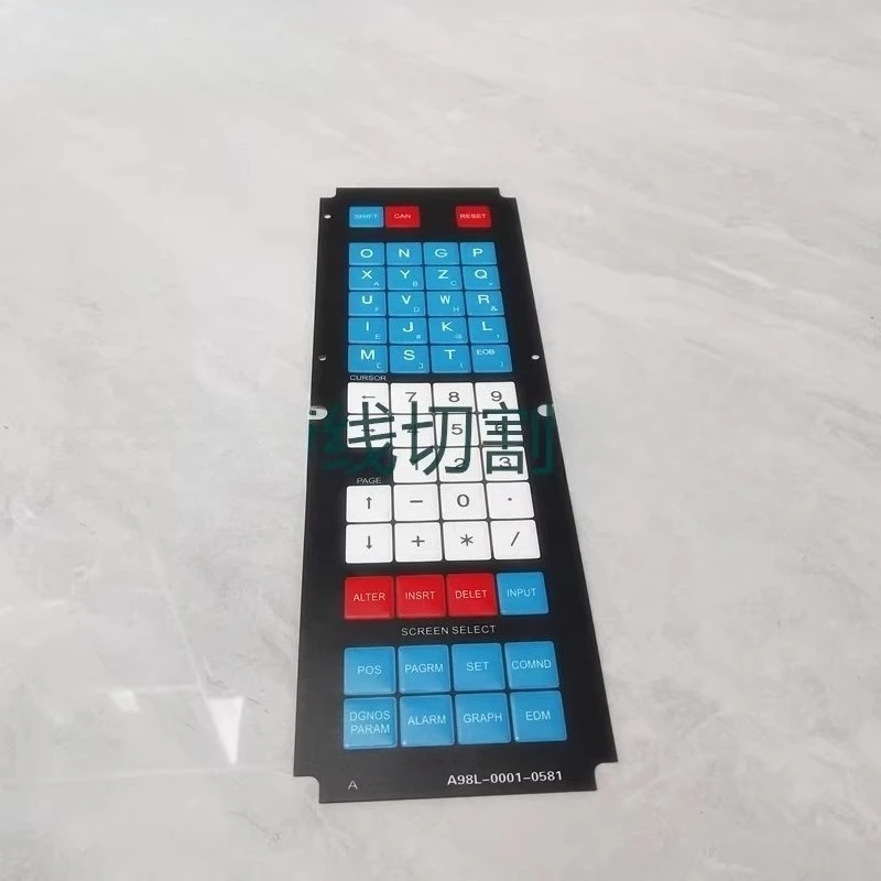 1 SZT. A98L-0001-0581 do maszyn FANUC, folia ochronna na klucze, akcesoria do cięcia drutem wolnoobrotowego.