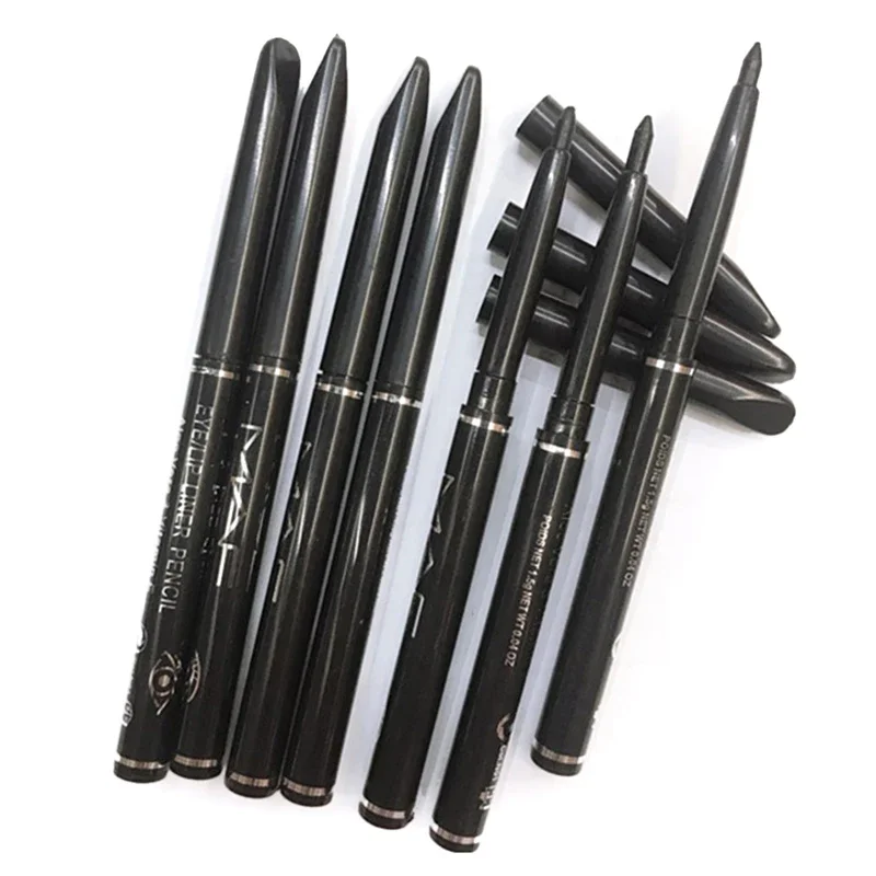 Zwarte eyeliner vloeibaar potlood snel geen waterdichte zweetbestendige eyeliner dames cosmetische schoonheidsmake-up langdurig