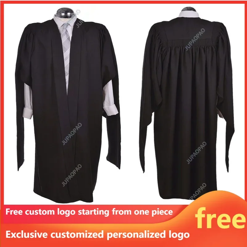 New School Uniform Student Graduation Gown Set Academic Robe Adult Graduation Suit University Degree Suit abito da laurea