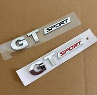 1X 3D ABS chrome sliver black red GT SPORT GTSPORT for Polo Passat Golf 5 MK5 Edition Emblem Badge autocar Sticker