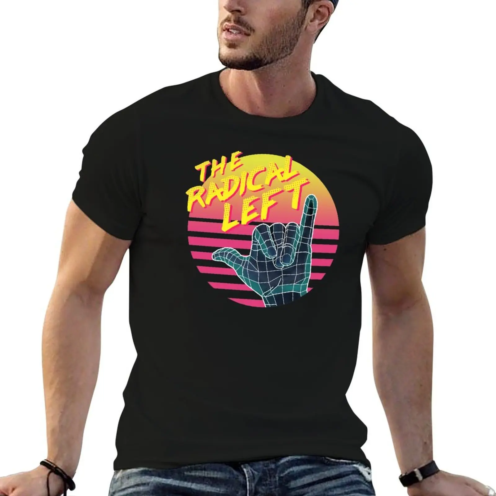 The Radical Left T-Shirt t shirts for man pack white man t shirt designer t shirt man plain T-shirt