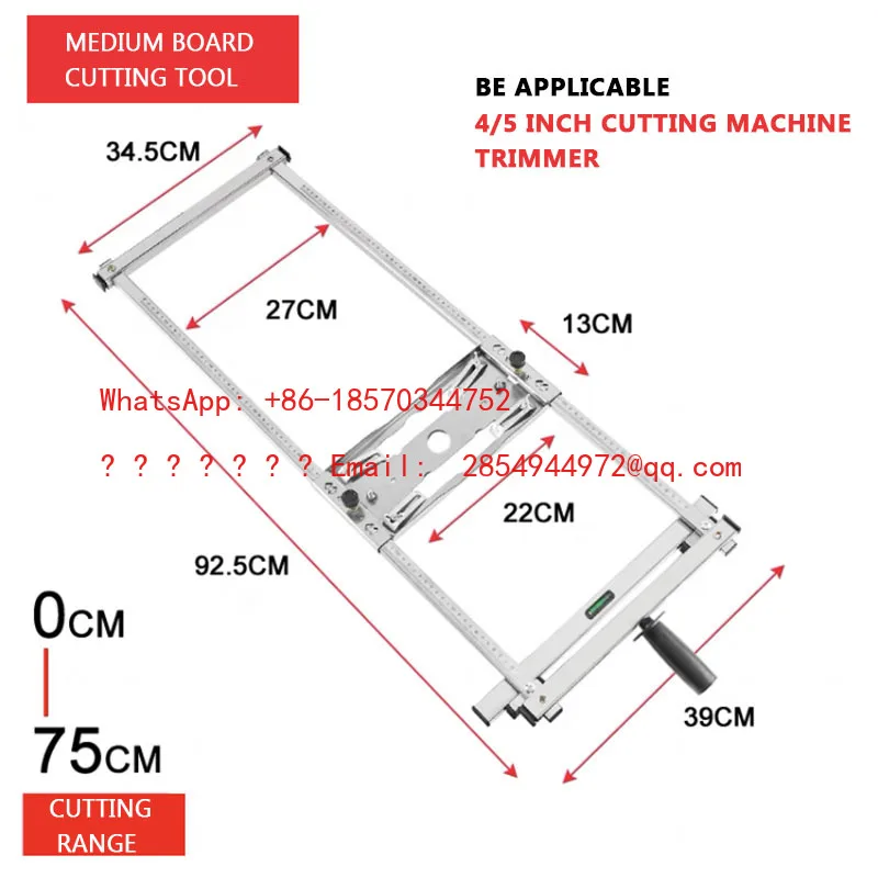 

Small Woodworking Cutting Machine Edge Guide Positioning Cutting Board Tool Electric Circular Saw Trimming Machine