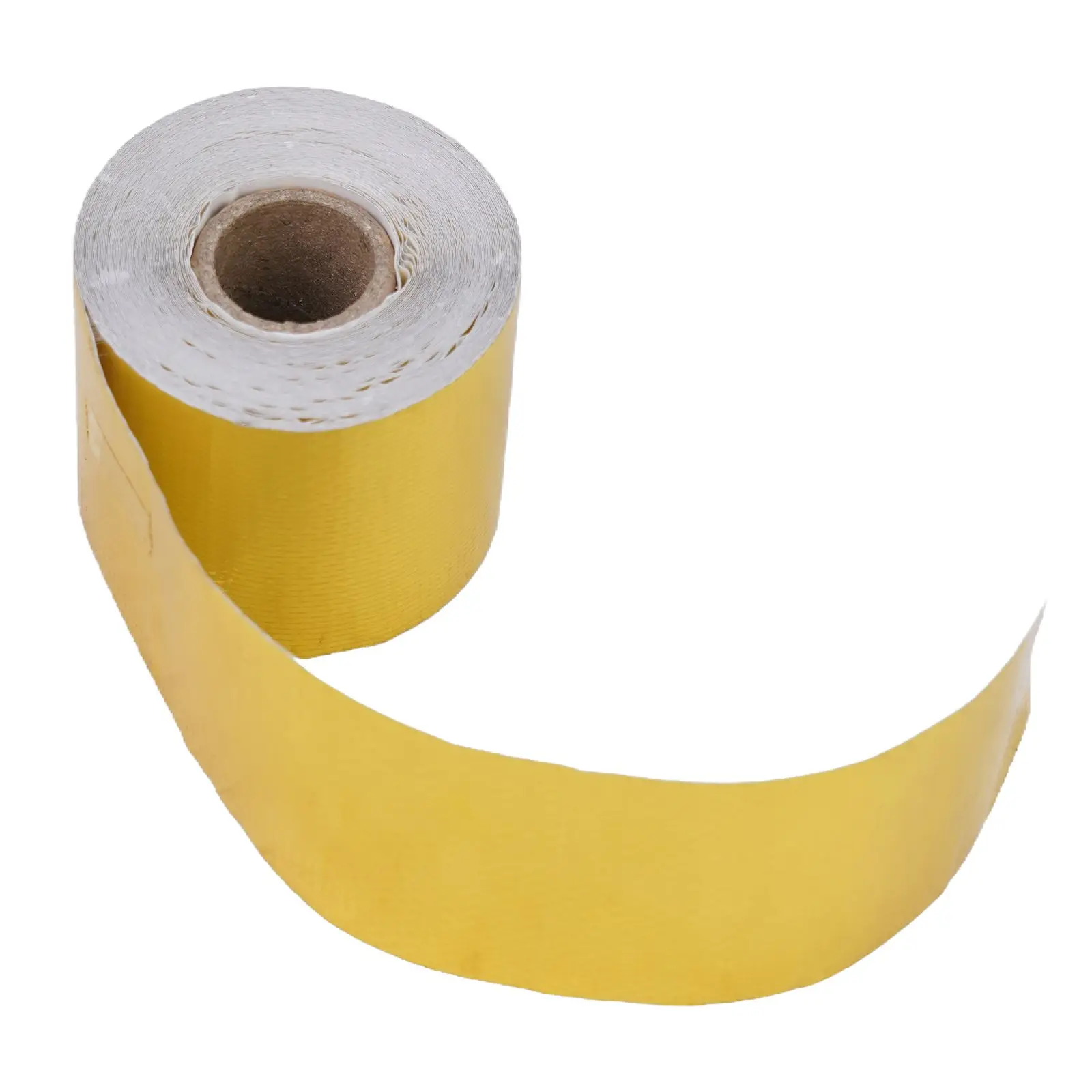 A Gold 2\\\'\\\' Thermal Exhaust Tape Air Intake Heat Insulation Shield Wrap Reflective Heat Barrier  Engine 2 Inch 5/10M