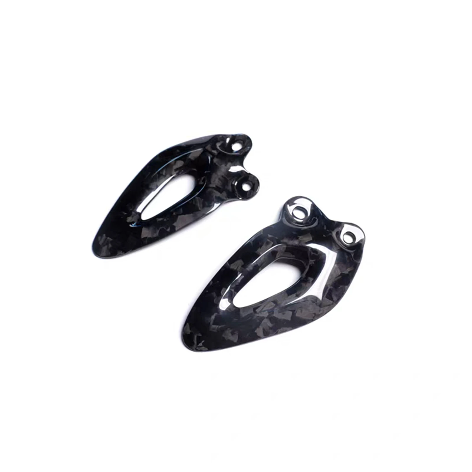 

Dry Carbon Fiber Motorcycle Foot Lever Pedal Heel Guard Cover Plate Footrest Rest Fairing Kit For Triumph Rocket 3 2020-2021
