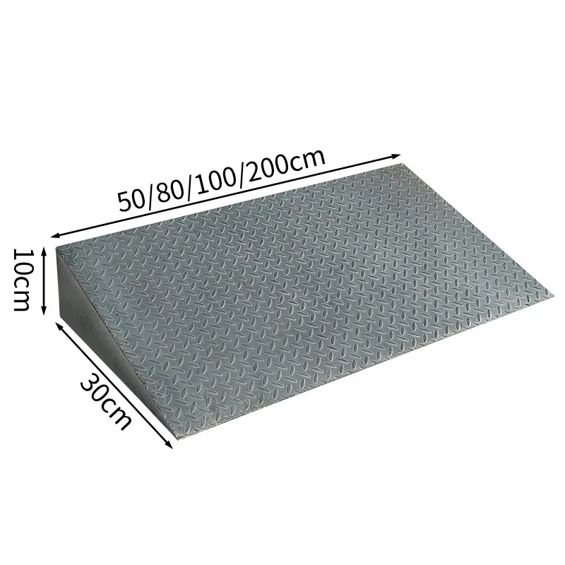 الفولاذ المقاوم للصدأ المنحدر خطوة عتبة الدرج كرسي متحرك سيارة مركبة كهربية وسادة تنقية وسادة مثلثة لوحة مضادة للانزلاق #2