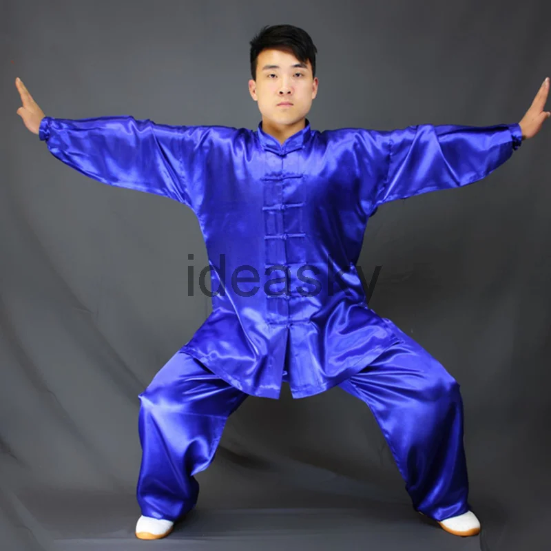 الصينية التقليدية شاو لين الكونغ فو Uniformes دي أرتيس Marciais الكونغ فو تاي تشي الملابس مجموعة تانغ تايجي الكونغ فو الدعاوى الرجال النساء #6
