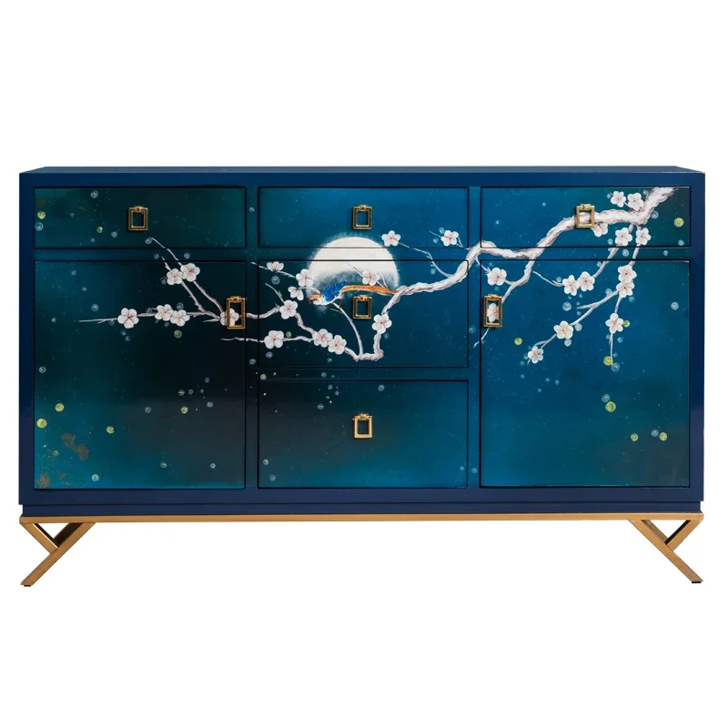 

Усовершенствованный декоративный шкаф для обуви, шкаф в вестибюле, мебель в гонконгском стиле, новая входная перегородка в китайском стиле.