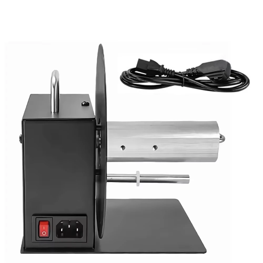 Automatische etikettenopwinder 100 mm zelfklevend tweerichtingsmachine voor kantoor gebruik, barcodepapier-opwinder, etiketrecyclingapparaat - afbeelding 2