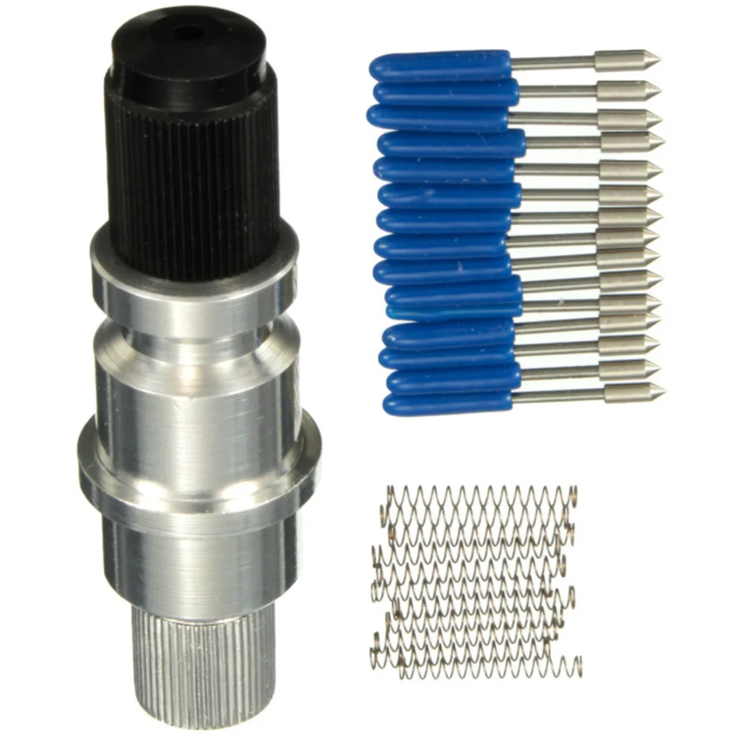KZTech 15pcs lame per macchine per incisione della taglierina del vinile per Graphtec CB09 + 1pc supporto per lama cammeo Silhouette CB09U ad alta durezza