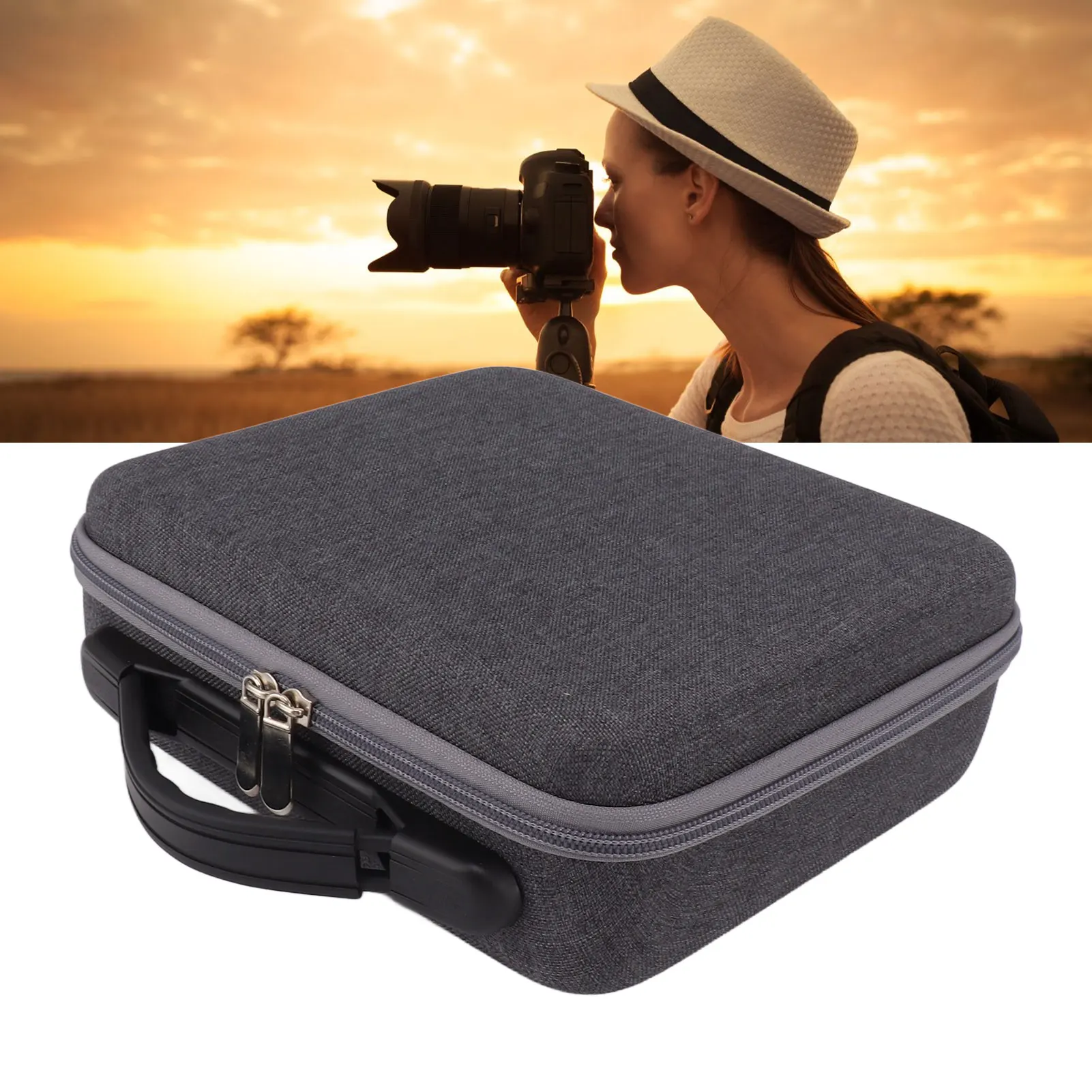 Action Camera Carrying Case Waterproof Action Camera Accessories Bag   Handheld Scratch Resistant for Photography