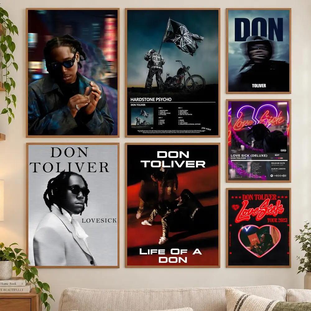 Don Toliver Poster HD art sticky wall waterproof home living room bedroom bar aesthetic decoration