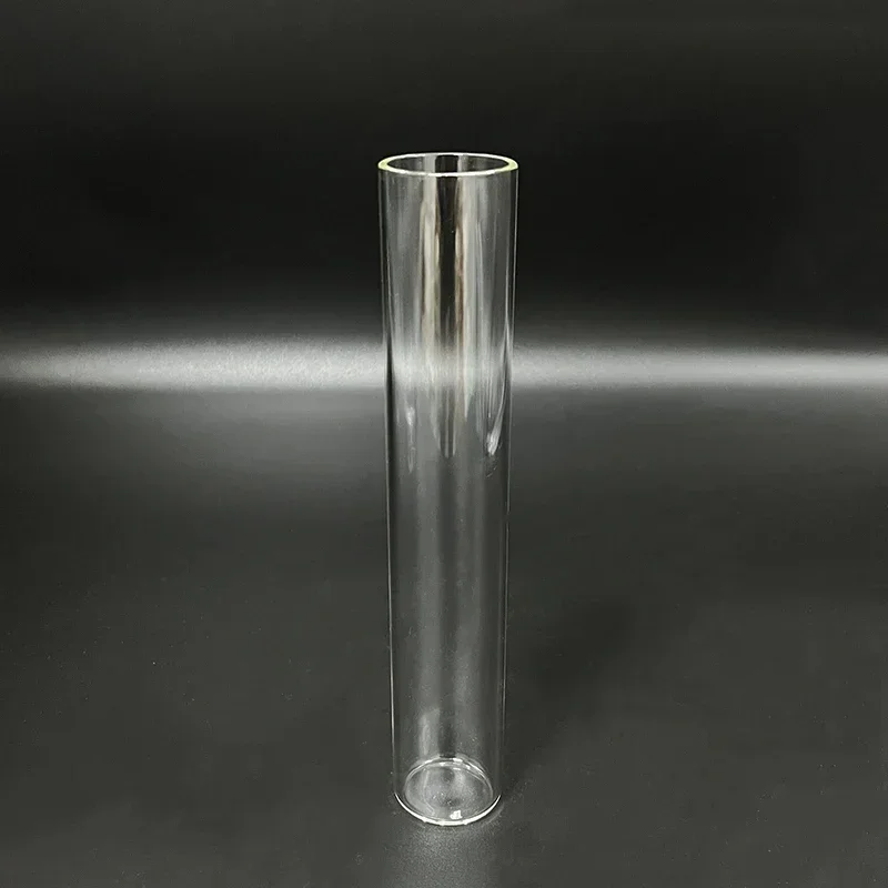 Flat mouth test tube, Outer diameter 40mm, Full length 225mm/300mm, High borosilicate glass flat bottom test tube