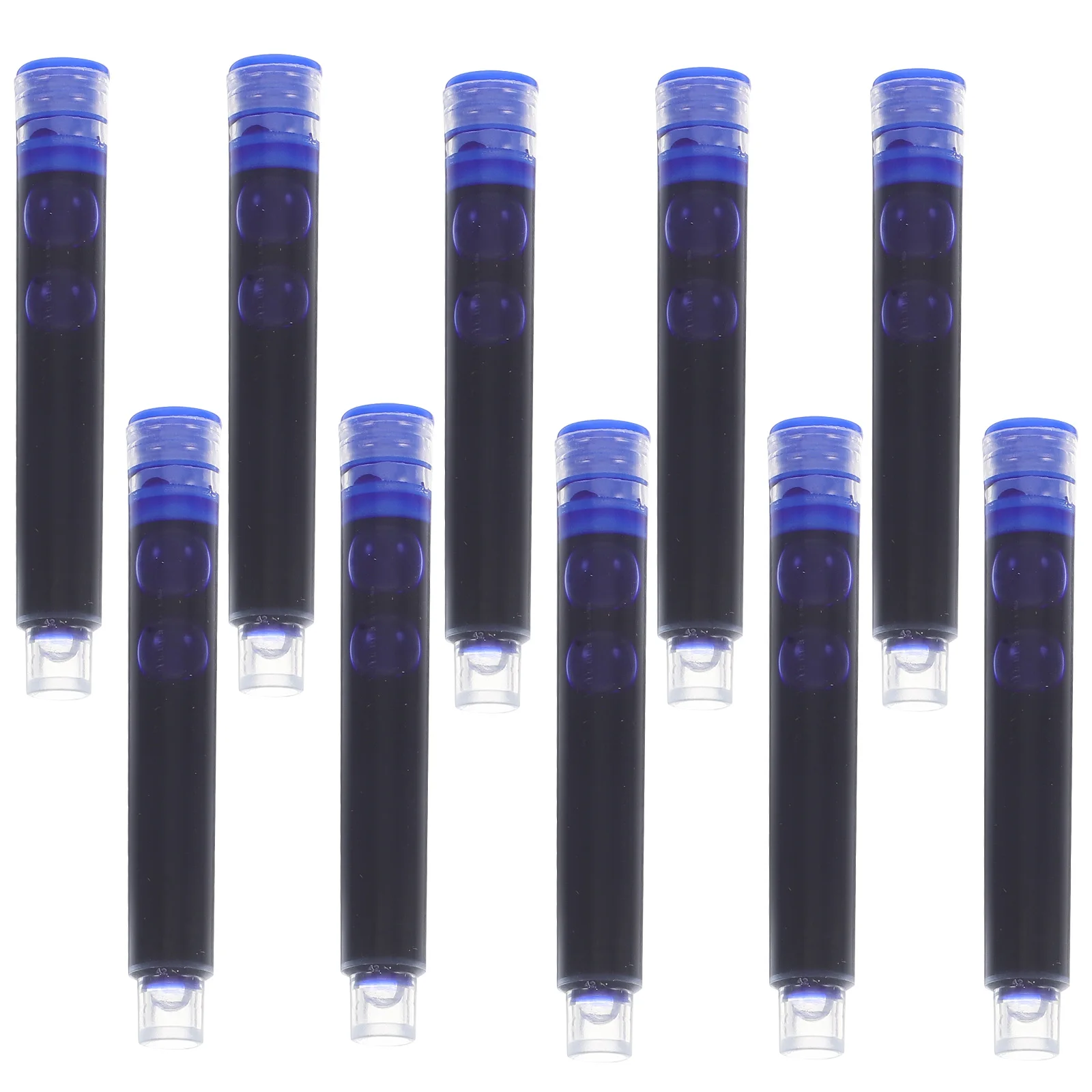 1Set Fountain Pen Ink Replacement Cartridges Smooth Flow Fast Dry Ink for Practice Books Notes School Office Wide Compatibility