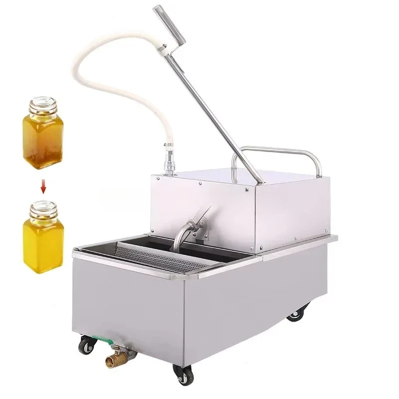Stainless Steel Food Grade Oil Filter High quality Oil Filter Machine Fast Food Small Size Cooking Oil Filter Machine