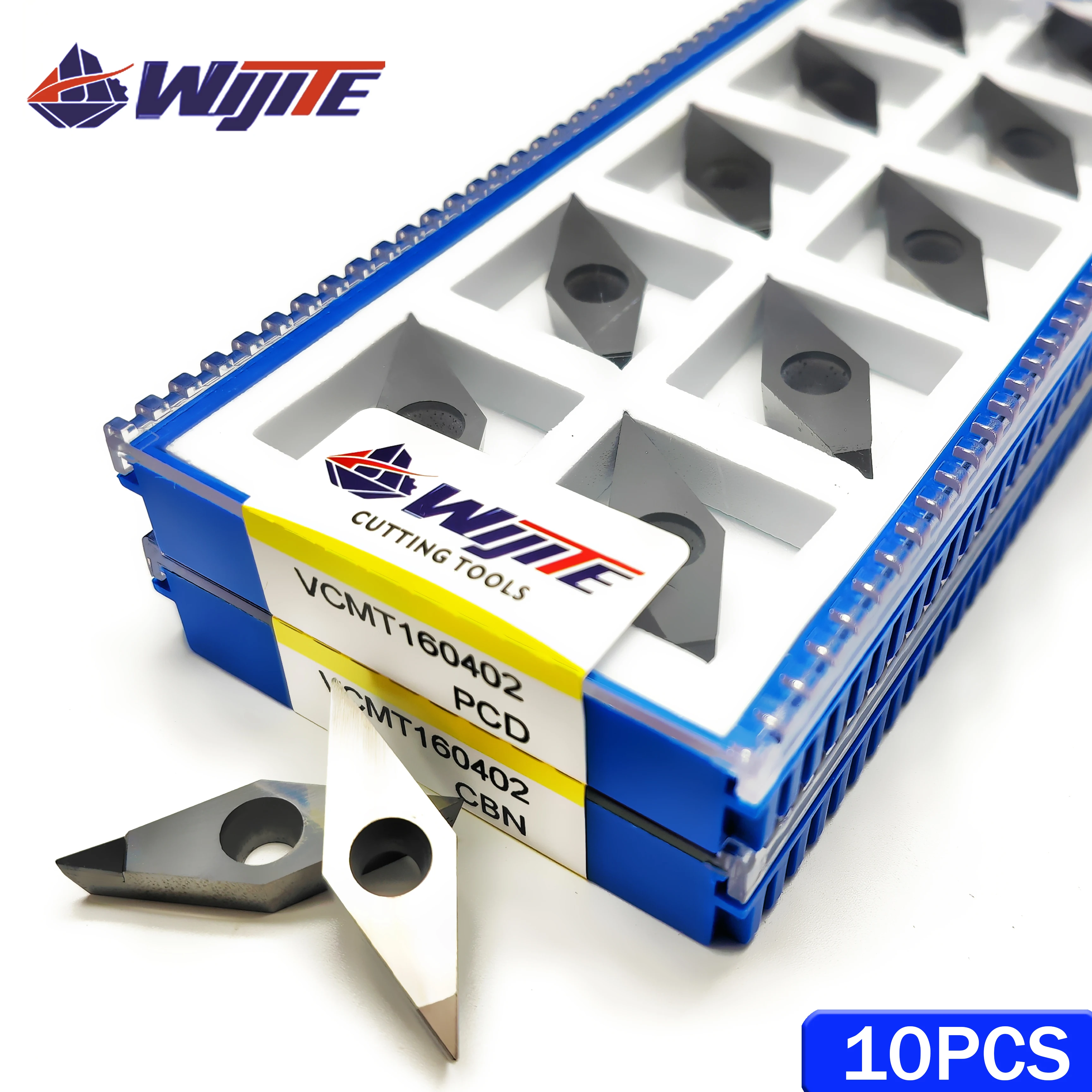 CBN tool VCMT VCGT VCGW 1103 1604 VBMT VBGT VBGW 1604 for hard steel,PCD tool Process aluminum, copper and carbon fibers - Image 4