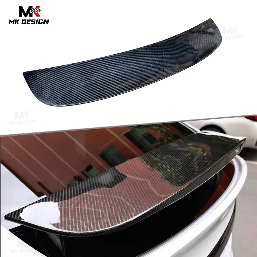 

Dry Carbon Fiber Rear Spoiler Trunk Lip Wing for Tesla Model X Rear Trunk Lip Spoiler Wing Car Accessories