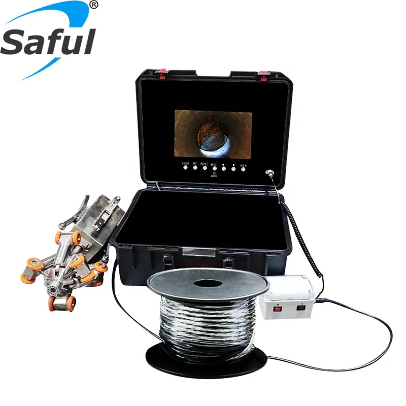 Batterie Rad Fern Pipeline Unterwasser Rohr Inspektion Roboter Kriechen Kamera