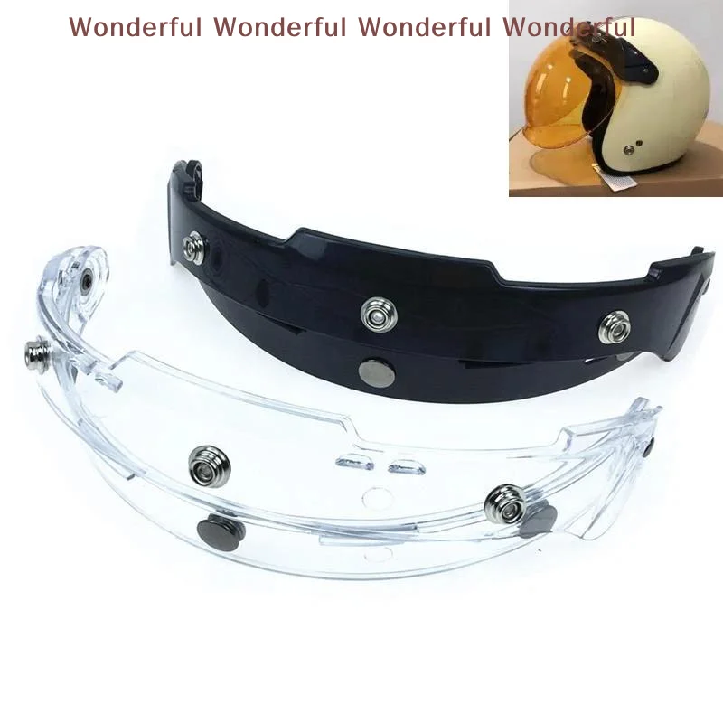 Universal Motorcycle Helmet Bubble DIY Upgrade Accessory Anti-glare Scratch Resistant Part for Off-road Adventure Motorbike Rid