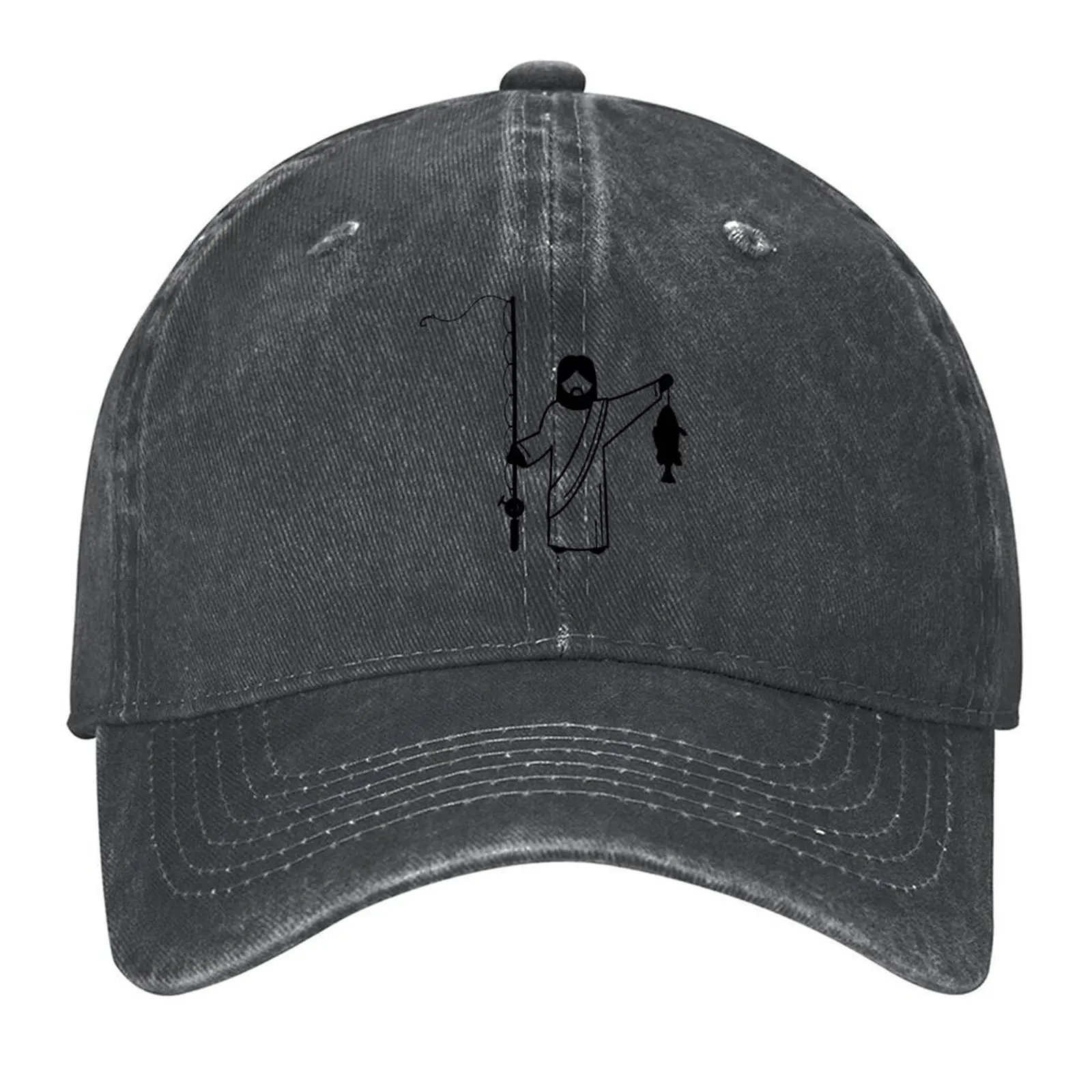 

Jesus the Fisherman Baseball Cap summer hat Rugby Military Tactical Cap Sunscreen Luxury Woman Men's