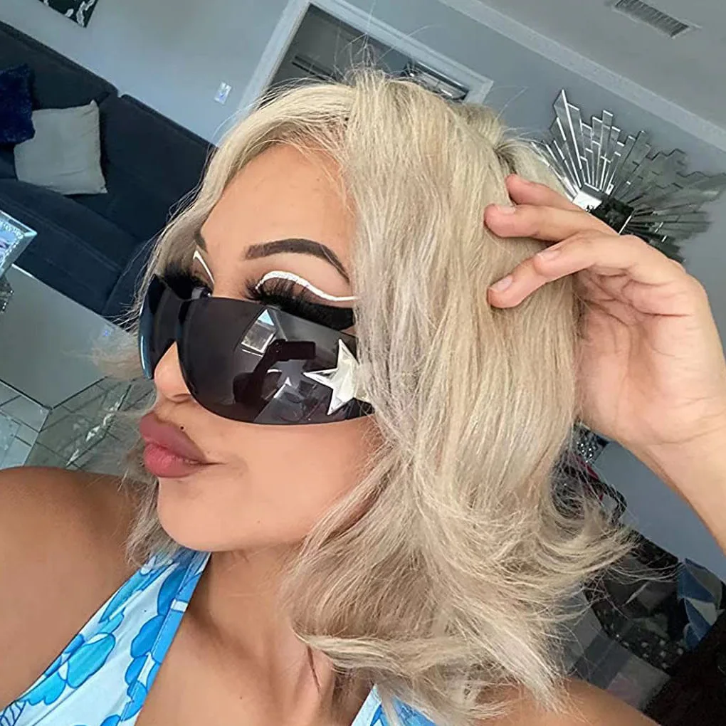 

Integrated Sunshade Glasses, Girls Sunglasses，Sunglasses Women 2023 Luxury Brand Designer