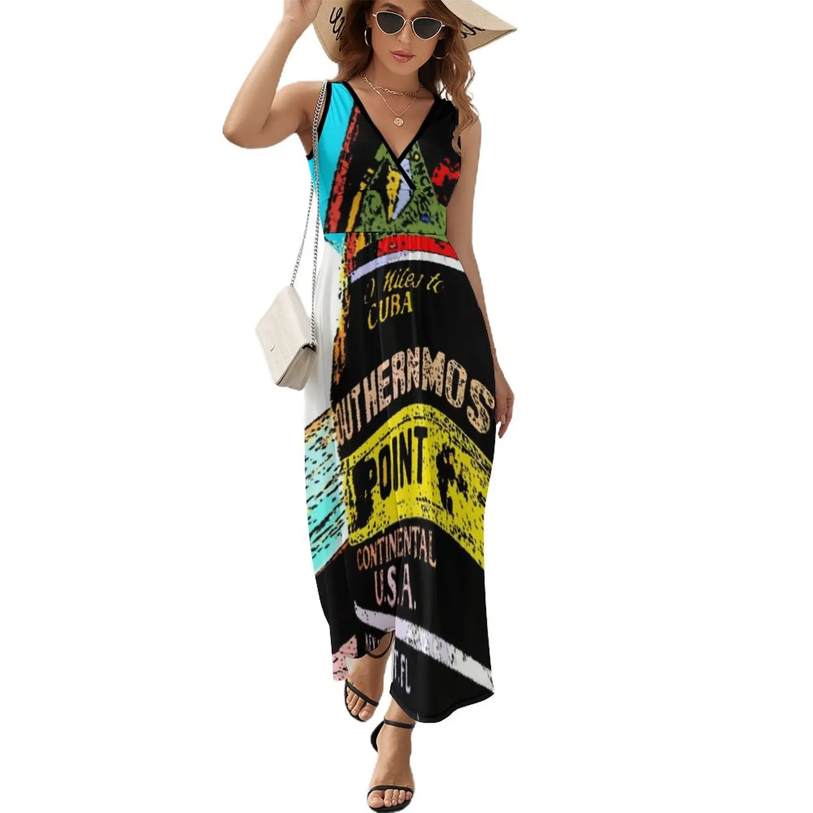 

Southernmost Point Buoy Sleeveless Dress Women's summer dress women evening dress wedding dresses for woman