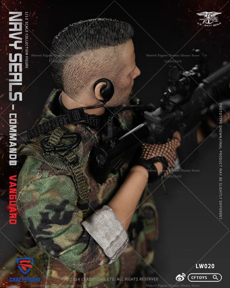 Auf Lager CRAZY FIGURE LW020 1/12 Scale Assaulter 6-zoll Full Set Action Figure Männliche Soldat Spielzeug Für Militärbegeisterte