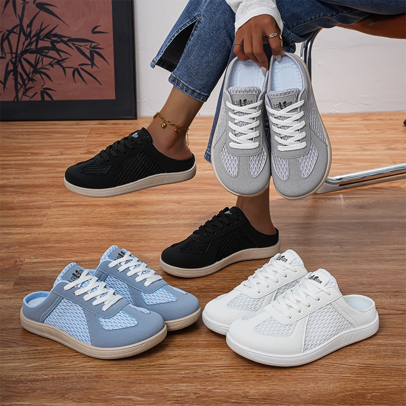 2026 New Retro Lace-Up Versatile Breathable Casual Unisex Round-Toe German Training Shoes Slippers