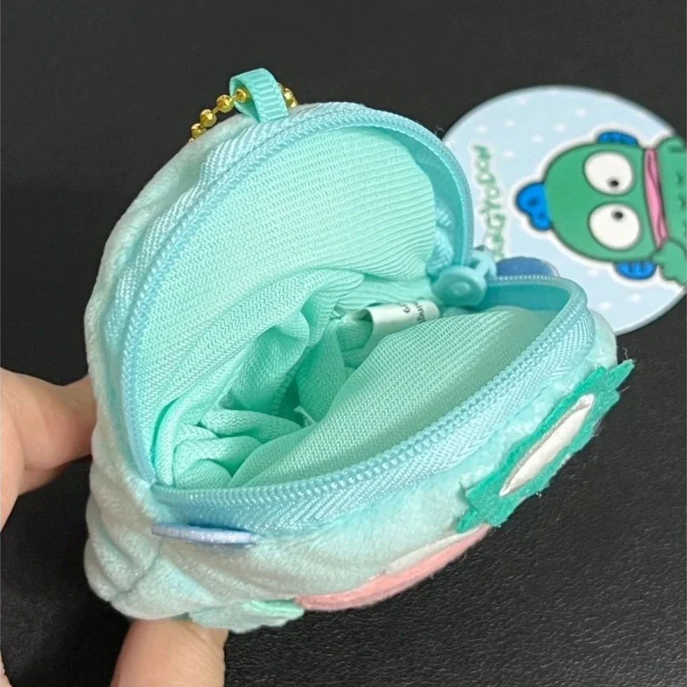 Genuine Hangyodon Plushies Miniso Cute Plush Zipper Coin Purse Anime Plush Toy Handbag Keychain Accessories Christmas Gifts