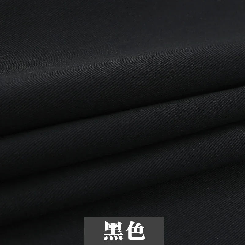 150*50cm Pure Color Pure Cotton Yarn Card Twill Fabric Pants Trench Coat Clothing Washed Cotton Thickened Apparel Sewing Fabric