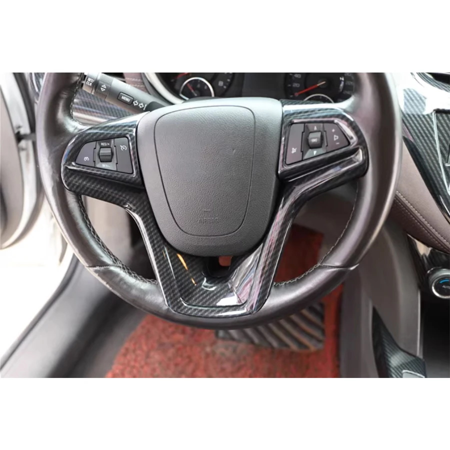 For Chevrolet Trax 2014 2015 2016 2017 Car Steering Wheel Decoration Cover Trim Interior Accessory Styling