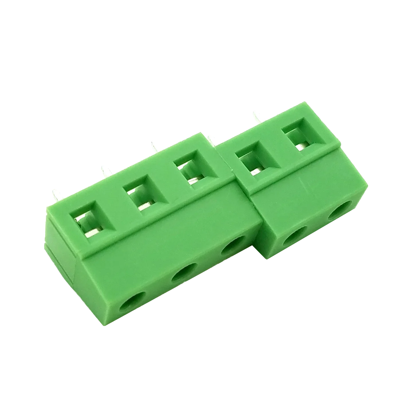 

10pcs 7.5mm/7.62mm 0.3inch 128-7.62-2P 3P Rohs Brass Spliceable 300V 10A CE Rohs UL PCB Screw Wire Terminal Block Connector